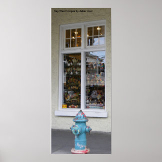 Poster Clé de l'hydratant d'incendie de l'ouest