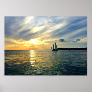 Poster Clé West Sunset