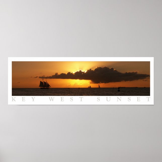 Poster Clé West Sunset (Devant)
