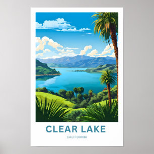Poster Clear Lake California - Imprimer
