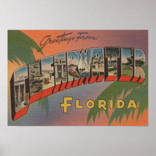 Poster Clearwater, la Floride - grandes scènes 3 de