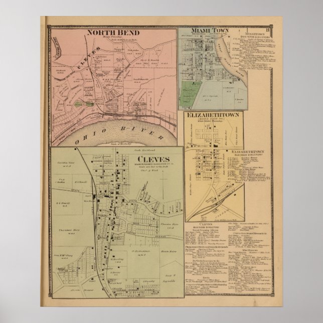 Poster Clefs, North Bend, Ohio (Devant)