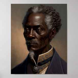 Poster Cleon portrait peinture