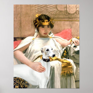 Poster Cleopatra's Whippet (adaptation d'art célèbre)