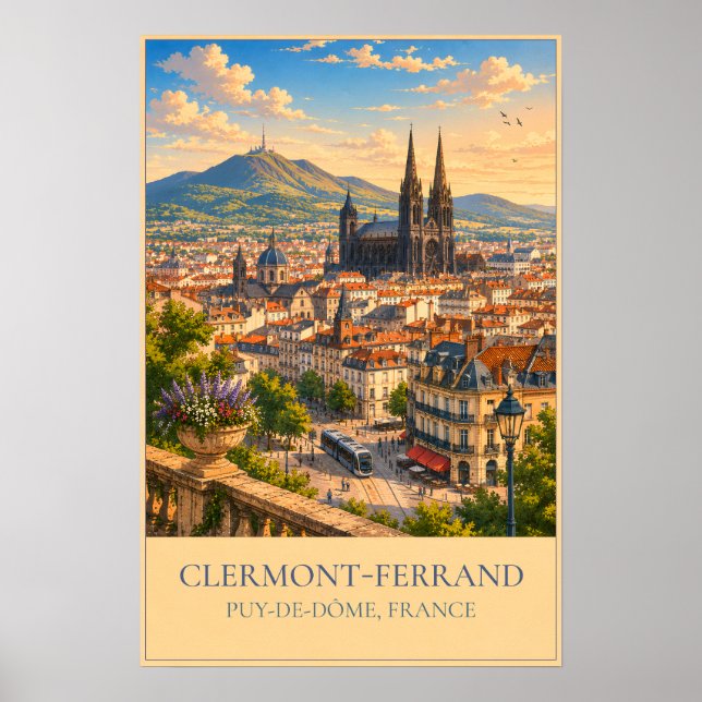 Poster Clermont-Ferrand (Devant)