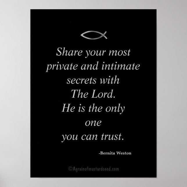 Poster Clés de la discipline (Devant)