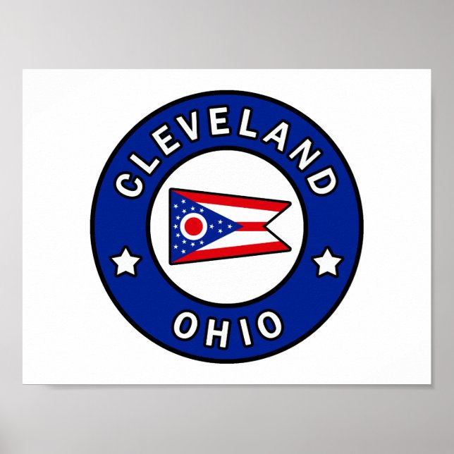 Poster Cleveland Ohio (Devant)