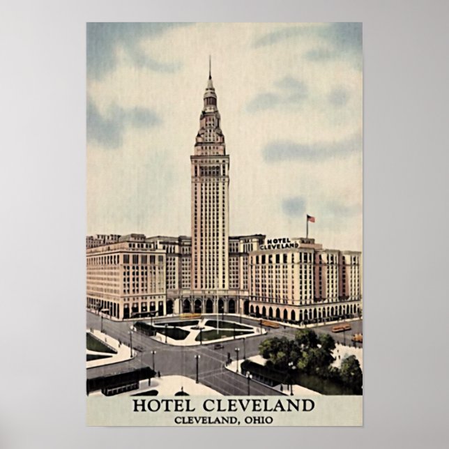 Poster Cleveland, Ohio (Devant)