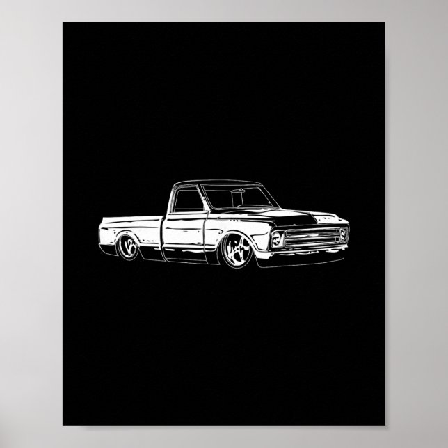 Poster Clic 1967 C10 Truck C10 Truck Custom 10  (Devant)