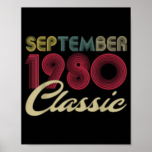 Poster Clic septembre 1980 Cadeaux hommes femmes 41 ans