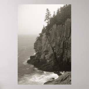 Poster Cliff de mer à Quoddy Head, Maine