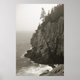 Poster Cliff de mer à Quoddy Head, Maine