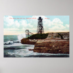 Poster Cliff Drive Vue du moteur Wave