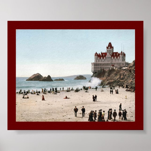 Poster Cliff House, San Francisco 1902 (Devant)