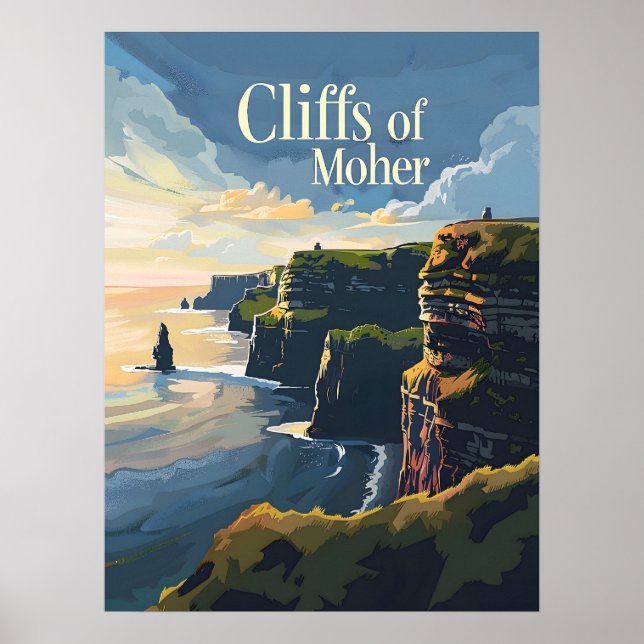 Poster Cliffs of Moher (Devant)