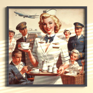 Poster Clin de stadier vintage