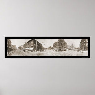 Poster Clinton, Iowa Photo 1907