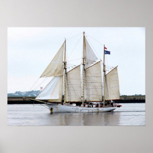 Poster Clipper bleu