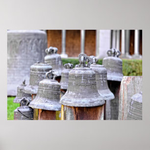 Poster cloches d'église dans l'église Saint Gertrude, Bel