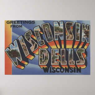 Poster Cloches du Wisconsin, Wisconsin - Scènes de grande