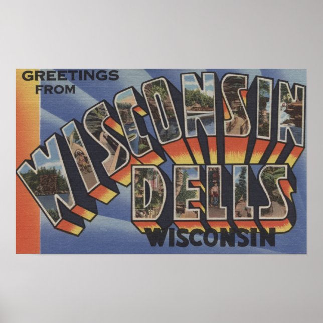 Poster Cloches du Wisconsin, Wisconsin - Scènes de grande (Devant)