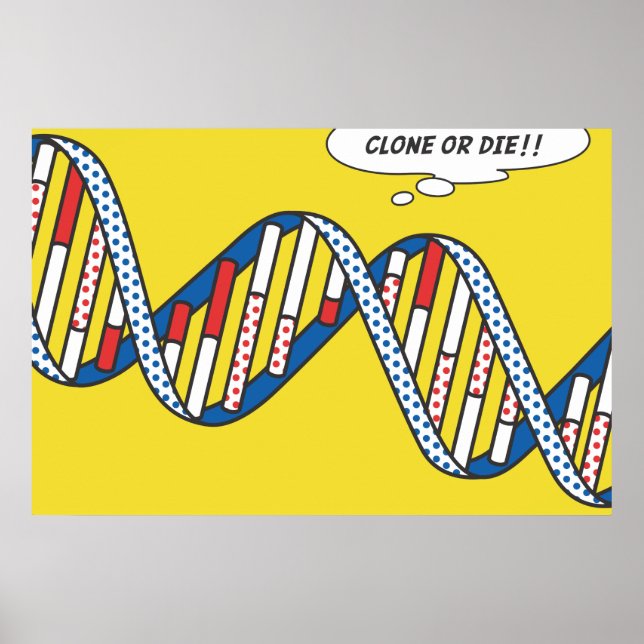 Poster Clone Ou Mort ! ! (Devant)