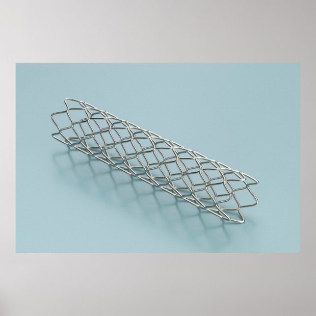 Poster Close-up of medical stent (Devant)