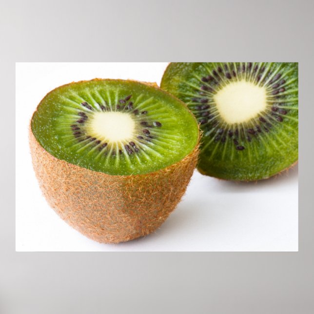 Poster Closeup du kiwi (Devant)