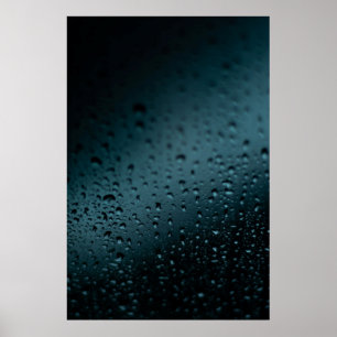Poster Closeup photography of tear drops