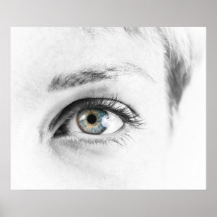 Poster Closeuse oculaire humain