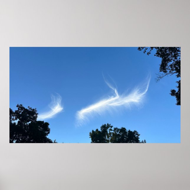 Poster clouds, (Devant)