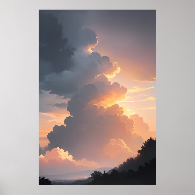 Poster Cloudscape (Devant)