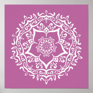 Poster Clover Mandala