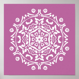 Poster Clover Mandala