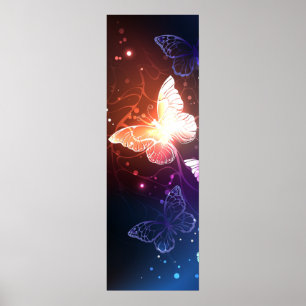 Poster Clowing Night Butterflies