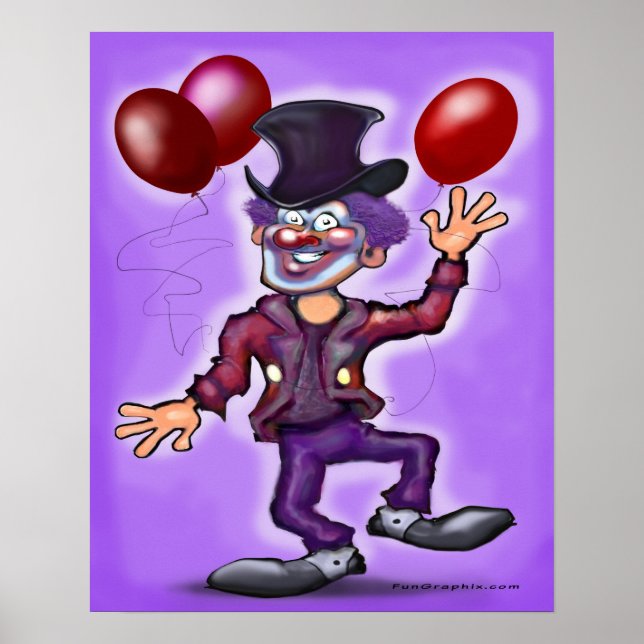 Poster Clown (Devant)