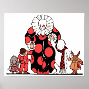 Poster clown and friends take their bow