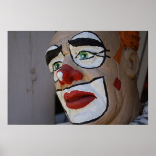 Poster Clown au regard triste