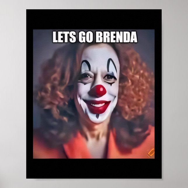 Poster Clown Go Go Brenda 1 (Devant)