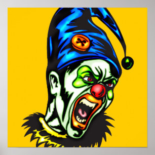 Poster Clown malin de l'enfer