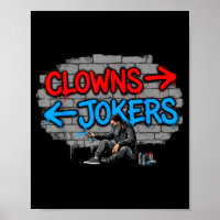 Clowns et farceurs graffiti street art direction