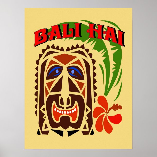 Poster Club Bali Hai Tiki (Devant)