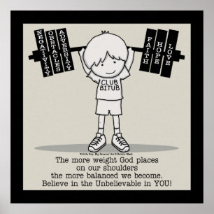 Poster Club BITUB - Plus Équilibré (Avec Frontière)