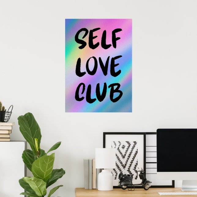 Poster Club d'amour (Bureau à domicile)