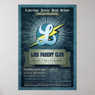 Poster Club de parent de LJHS