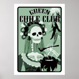 Poster club-enfant vert