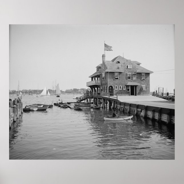 Poster Club nautique de Boston (Devant)