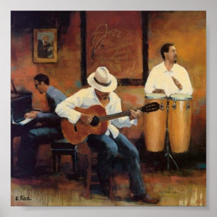 Poster Club Orchesta a l´huile