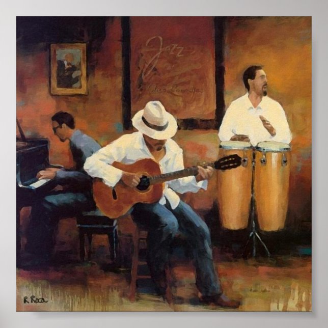 Poster Club Orchesta a l´huile (Devant)