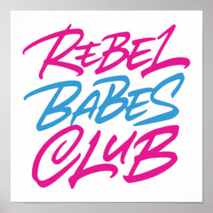 Poster Club rebelle Babes